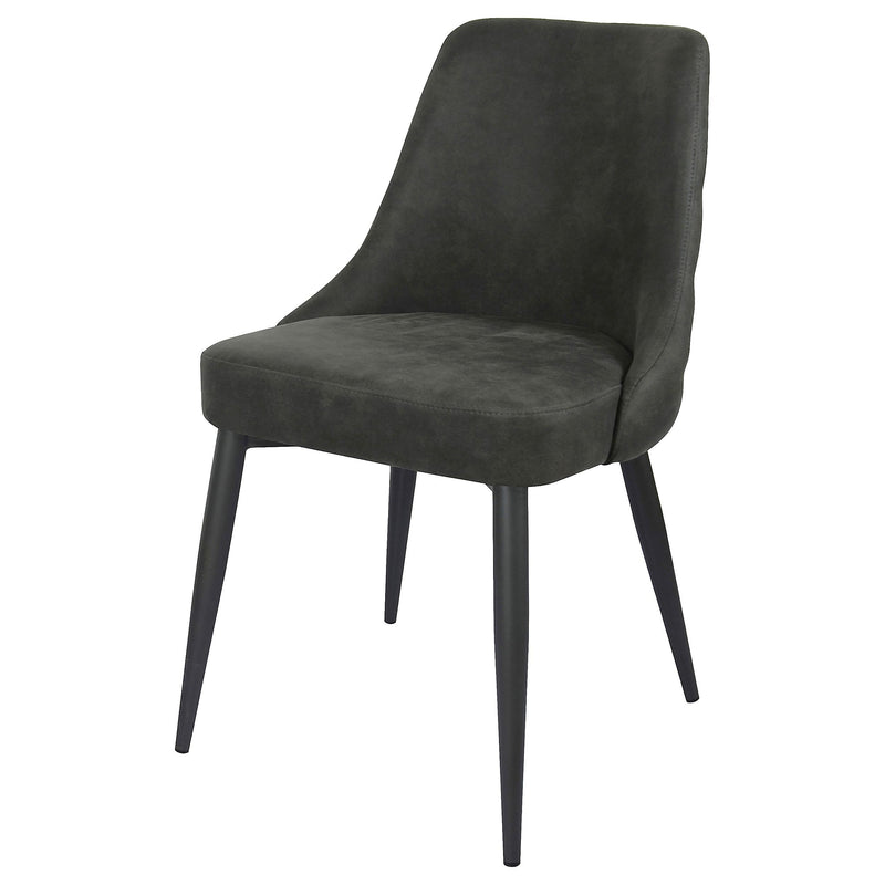  Coaster Furniture Cosmo 106046 Upholstered Dining Side Chair - Grey IMAGE 3