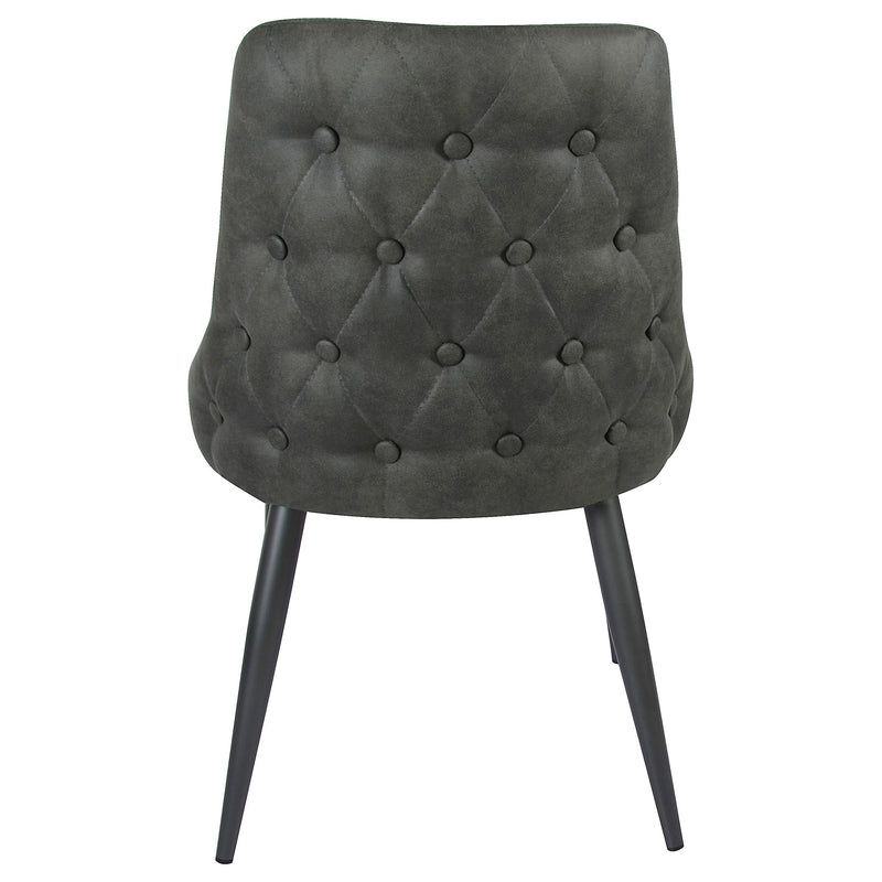  Coaster Furniture Cosmo 106046 Upholstered Dining Side Chair - Grey IMAGE 6