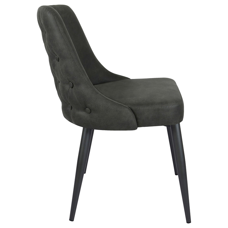  Coaster Furniture Cosmo 106046 Upholstered Dining Side Chair - Grey IMAGE 8