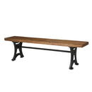 LH Imports Live Edge Bench FYD16-MB IMAGE 1