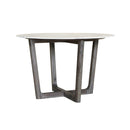 LH Imports Aura Dining Table with Marble Top ARA013S IMAGE 3