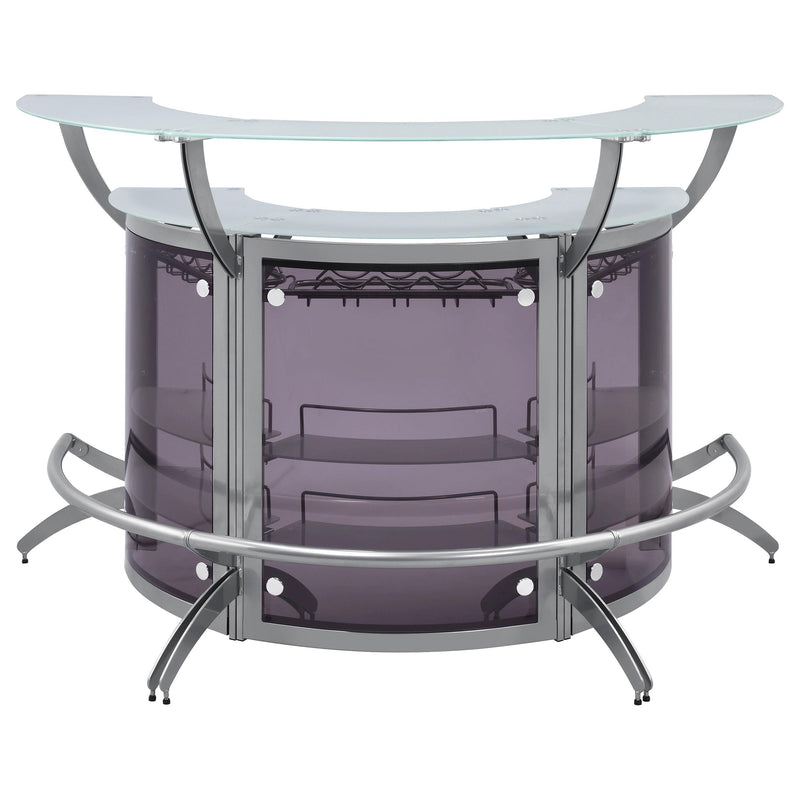  Coaster Furniture 100135-S3 3 pc Bar Unit IMAGE 2