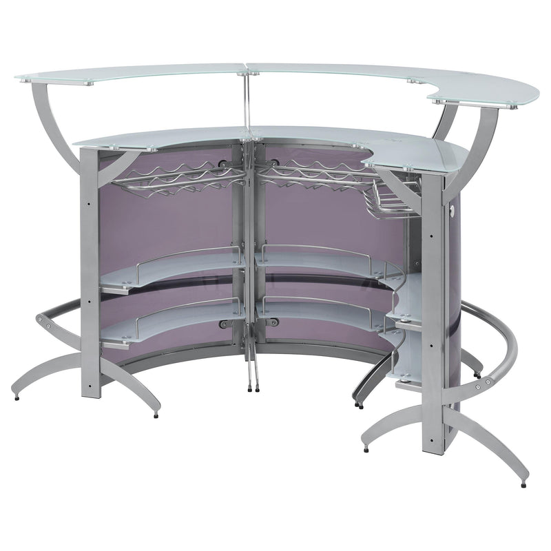  Coaster Furniture 100135-S3 3 pc Bar Unit IMAGE 7