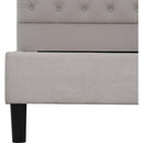 Primo International Beds Full B3711LIGR0XB4F Griffintown Canning Platform Bed (Full) IMAGE 4