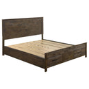  Coaster Furniture Woodmont 222631KW California King Storage Bed - Rustic Golden Brown IMAGE 1