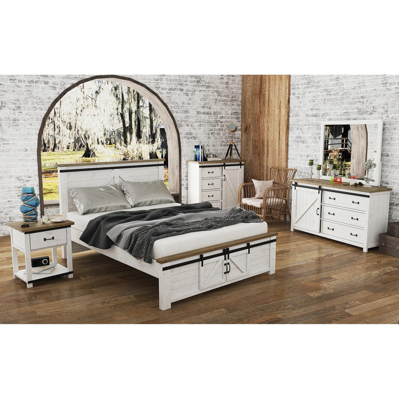 LH Imports Provence King Bed with Storage PVN001K IMAGE 8