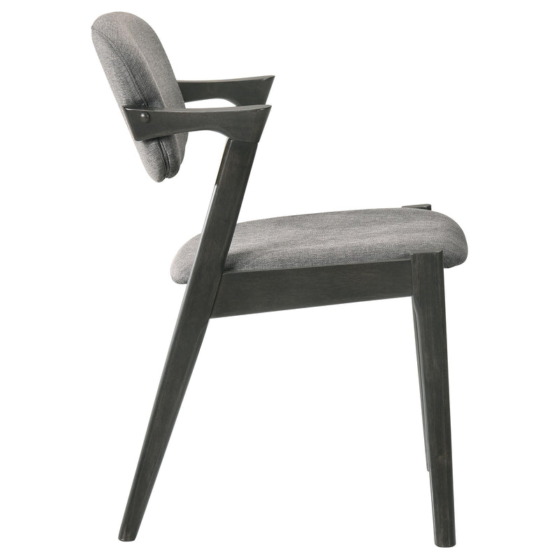  Coaster Furniture Stevie 115112 Padded Wood Dining Arm Chair - Black IMAGE 7