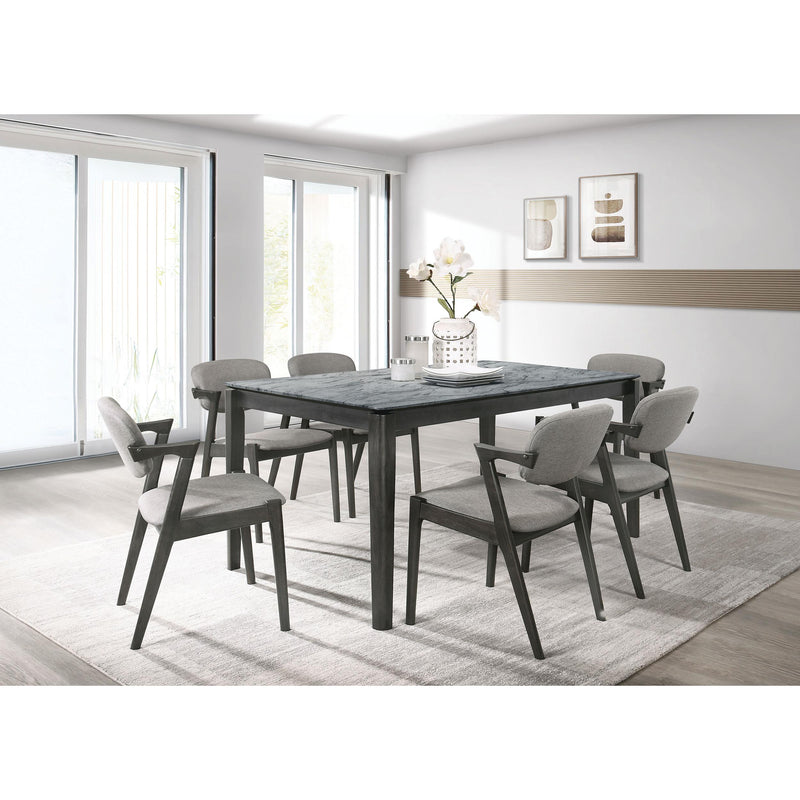  Coaster Furniture Stevie 115112 Padded Wood Dining Arm Chair - Black IMAGE 9