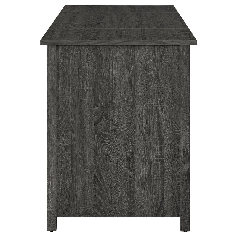  Coaster Furniture Dylan 801576 60-inch 4-Drawer Lift Top Office Desk - Weathered Grey IMAGE 8