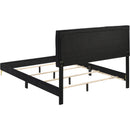  Coaster Furniture Kendall 224451Q Upholstered Queen Panel Bed - Black IMAGE 3