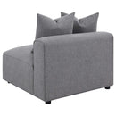  Coaster Furniture Jennifer 551594-SET 6 pc Tight Seat Modular Sectional - Grey IMAGE 9