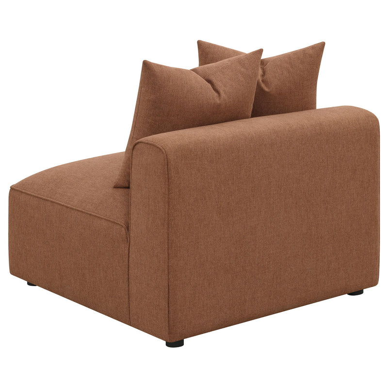  Coaster Furniture Jennifer 551591-SET 6 pc Tight Seat Modular Sectional - Terracotta IMAGE 9
