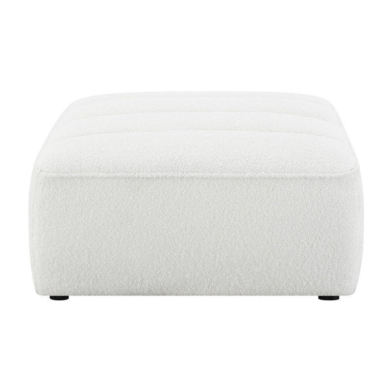  Coaster Furniture Sunny 551623 Square Upholstered Ottoman - Natural IMAGE 2