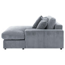  Coaster Furniture Blaine 509900 Upholstered Reversible Chaise Sectional Sofa - Fog IMAGE 12