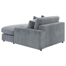  Coaster Furniture Blaine 509900 Upholstered Reversible Chaise Sectional Sofa - Fog IMAGE 13