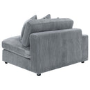  Coaster Furniture Blaine 509900 Upholstered Reversible Chaise Sectional Sofa - Fog IMAGE 17