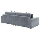  Coaster Furniture Blaine 509900 Upholstered Reversible Chaise Sectional Sofa - Fog IMAGE 6