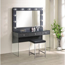  Coaster Furniture Afshan 3-Drawer Vanity Desk with Vanity Stool IMAGE 3