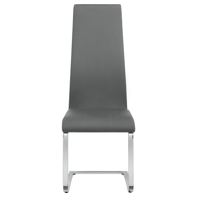  Coaster Furniture Montclair 100515GRY Upholstered Dining Side Chair - Grey IMAGE 3
