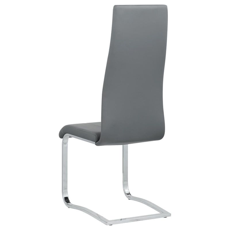  Coaster Furniture Montclair 100515GRY Upholstered Dining Side Chair - Grey IMAGE 6