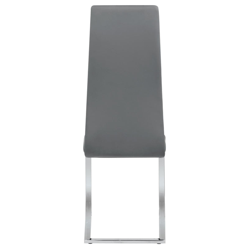  Coaster Furniture Montclair 100515GRY Upholstered Dining Side Chair - Grey IMAGE 7