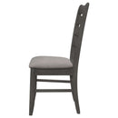  Coaster Furniture Dalila 102722GRY Wood Dining Side Chair - Dark Grey IMAGE 5