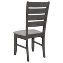  Coaster Furniture Dalila 102722GRY Wood Dining Side Chair - Dark Grey IMAGE 6
