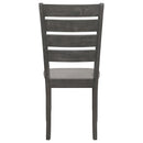  Coaster Furniture Dalila 102722GRY Wood Dining Side Chair - Dark Grey IMAGE 7