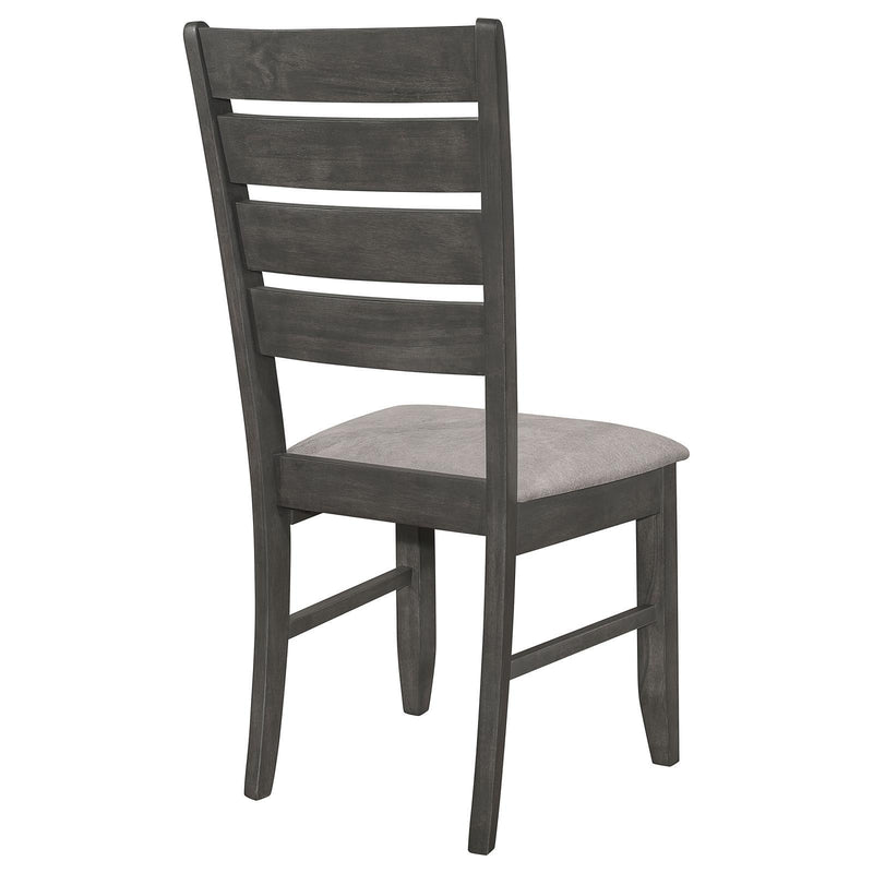  Coaster Furniture Dalila 102722GRY Wood Dining Side Chair - Dark Grey IMAGE 8