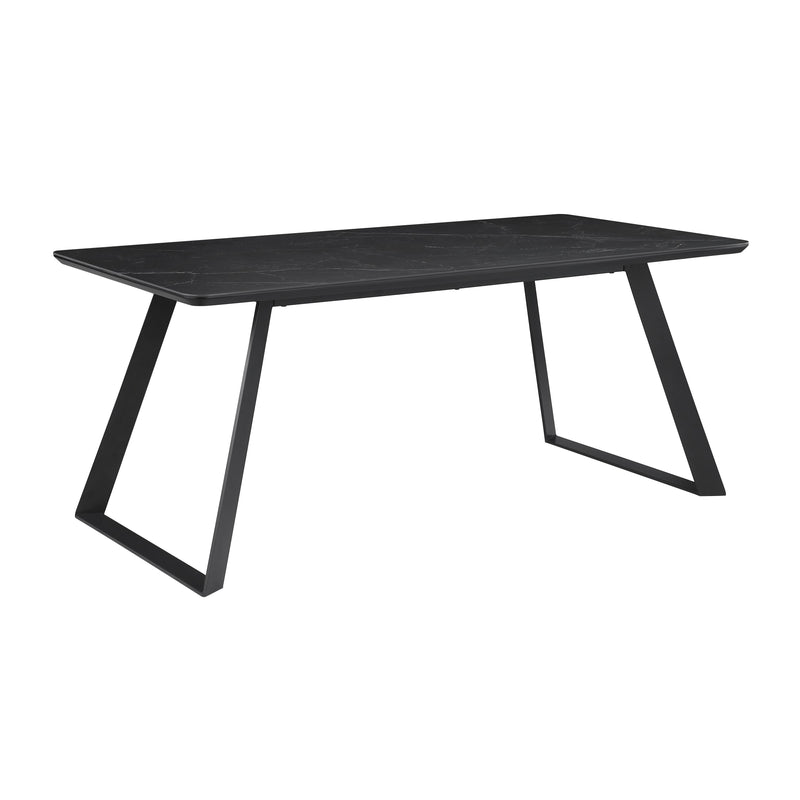  Coaster Furniture Smith 115231 Rectangular 71-inch Ceramic Top Dining Table - Black IMAGE 1
