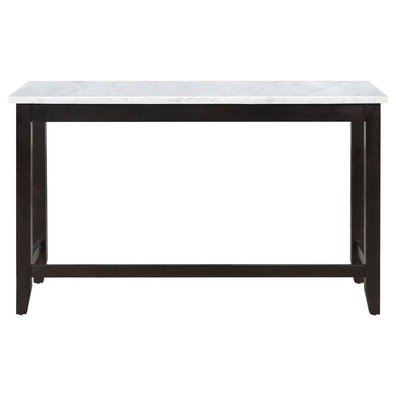  Coaster Furniture Toby 115528 60-inch Marble Counter Dining Table - Rustic Espresso IMAGE 5
