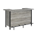  Coaster Furniture Bellemore 182105 Freestanding Home Bar Wine Cabinet - Grey Driftwood IMAGE 1