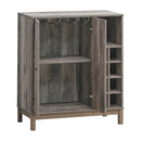  Coaster Furniture Cheyenne 183600 2-door Home Bar Wine Cabinet - Weathered Acacia IMAGE 2
