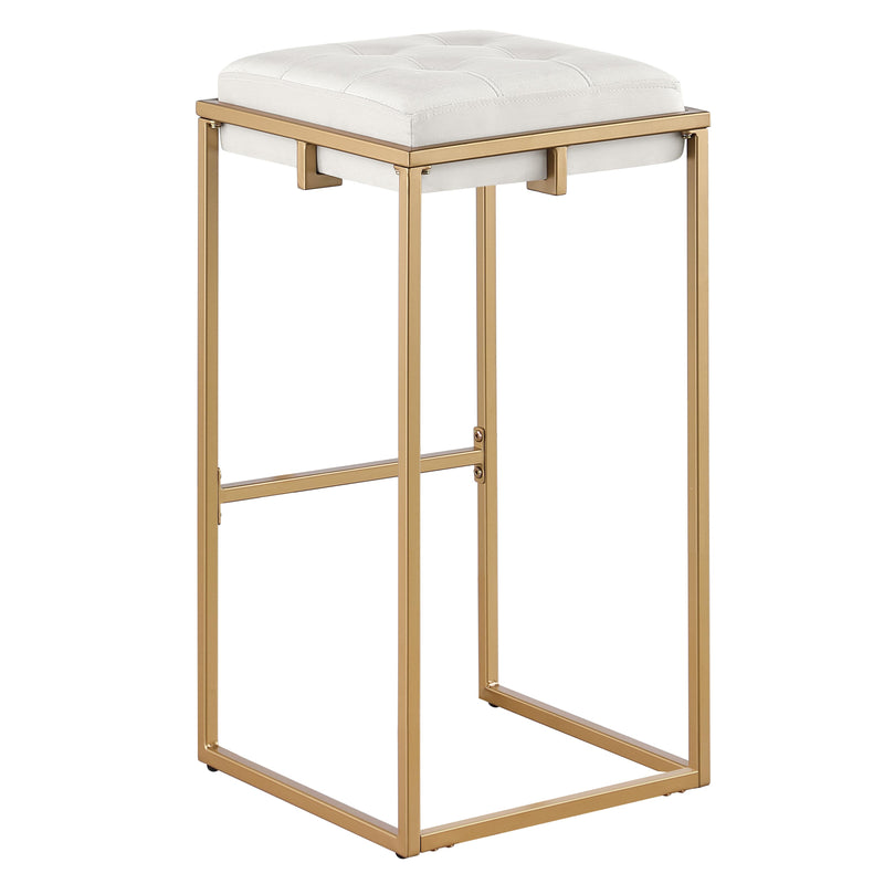  Coaster Furniture Nadia 183646 Upholstered Backless Bar Stool - Beige IMAGE 4