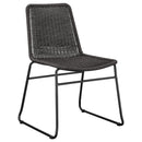  Coaster Furniture Dacy 192032 Faux Rattan Metal Dining Side Chair - Brown IMAGE 1