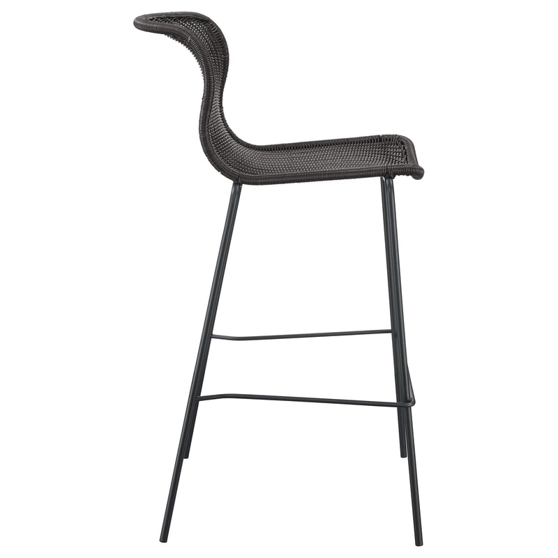  Coaster Furniture Mckinley 192040 Faux Rattan Metal Bar Chair - Brown IMAGE 7