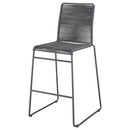 Coaster Furniture Jerome 192064 Woven Rope Metal Bar Chair - Charcoal IMAGE 3