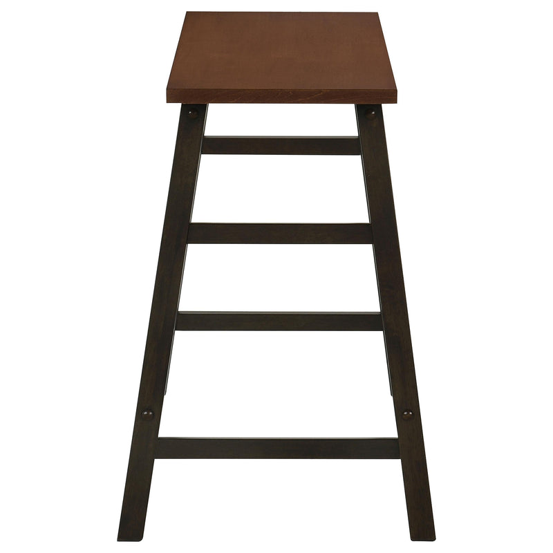  Coaster Furniture Connie 192090 4-piece Counter Height Set - Chestnut and Dark Brown IMAGE 7
