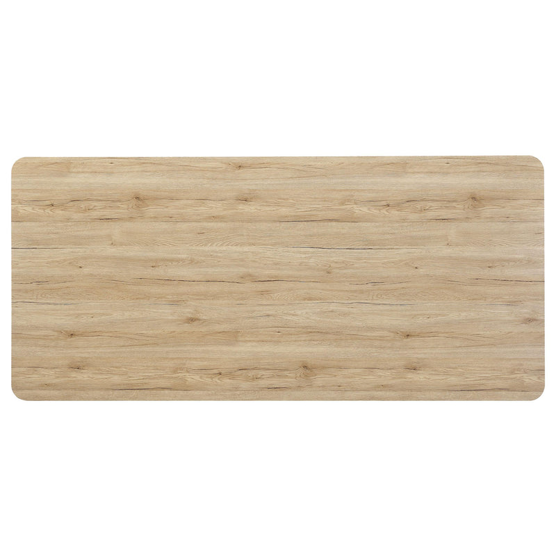  Coaster Furniture Altus 193531 80-inch Composite Wood Dining Table - Natural Oak IMAGE 11
