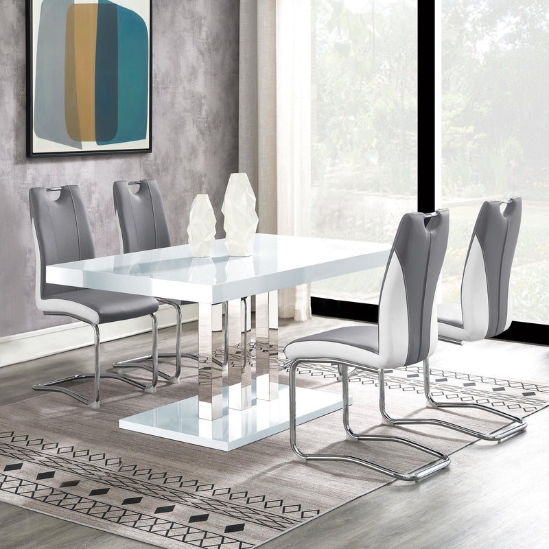  Coaster Furniture Brooklyn 193812 Upholstered Dining Side Chair - Grey IMAGE 10