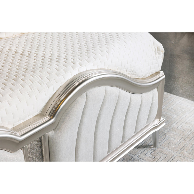  Coaster Furniture Evangeline 223391Q Wood Queen LED Panel Bed - Silver Oak IMAGE 10