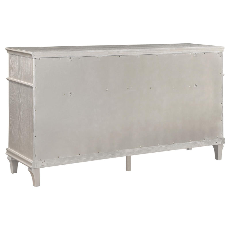  Coaster Furniture Evangeline 223393 9-Drawer Dresser - Silver Oak IMAGE 5