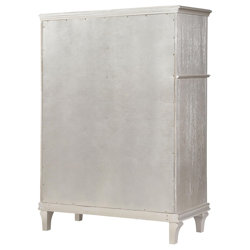  Coaster Furniture Evangeline 223395 6-Drawer Bedroom Chest - Silver Oak IMAGE 7