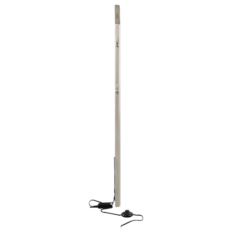  Coaster Furniture Evangeline 223400 Full Length LED Light Floor Mirror - Silver Oak IMAGE 8