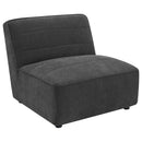  Coaster Furniture 552081-SET Sectional - Dark Charcoal IMAGE 5