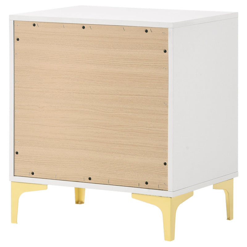  Coaster Furniture Kendall 224402 2-Drawer Nightstand - White IMAGE 7