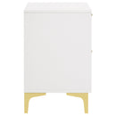  Coaster Furniture Kendall 224402 2-Drawer Nightstand - White IMAGE 8