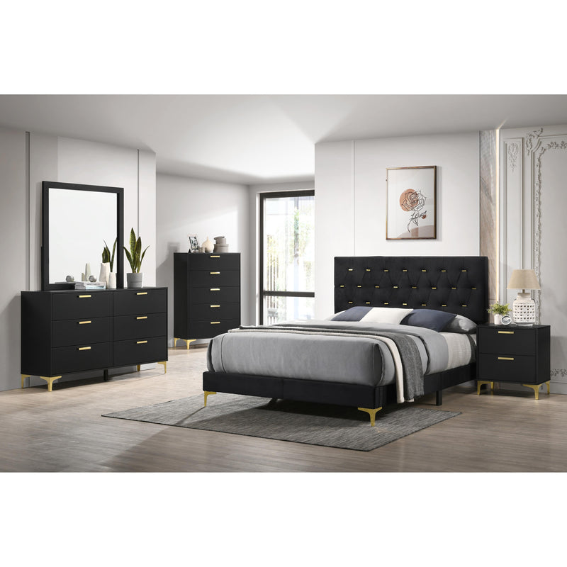  Coaster Furniture Kendall 224453 6-Drawer Dresser - Black IMAGE 2