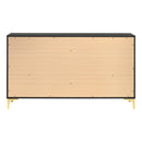  Coaster Furniture Kendall 224453 6-Drawer Dresser - Black IMAGE 4