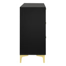  Coaster Furniture Kendall 224453 6-Drawer Dresser - Black IMAGE 5